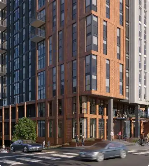 exterior of Hub Cincinnati