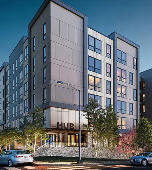 exterior of Hub Bloomington